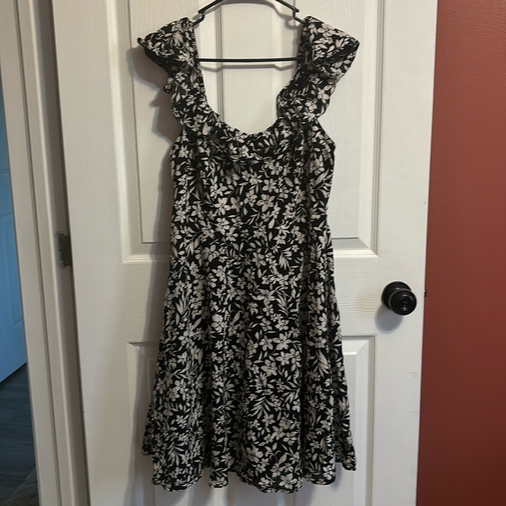 Black Floral Dress